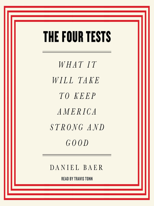 Title details for The Four Tests by Daniel Baer - Wait list